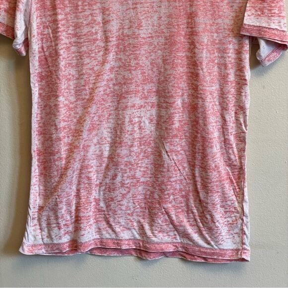 Trash Nouveau M short sleeve t-shirt sheer pink white gradient faded pastel - Picture 3 of 7